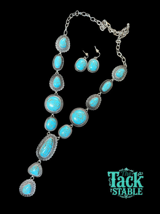 Rio Azul Lariat Necklace set
