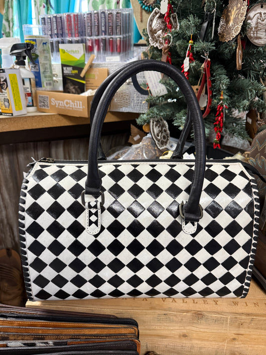 Checkered Speedy Bag