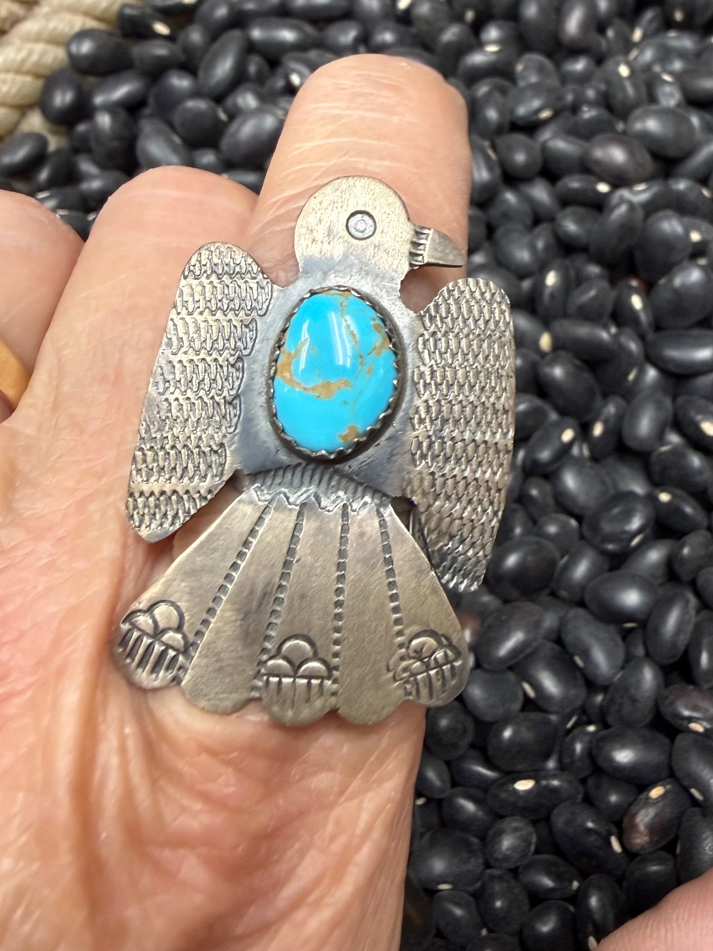 Tim Yazzie Thunderbird Ring