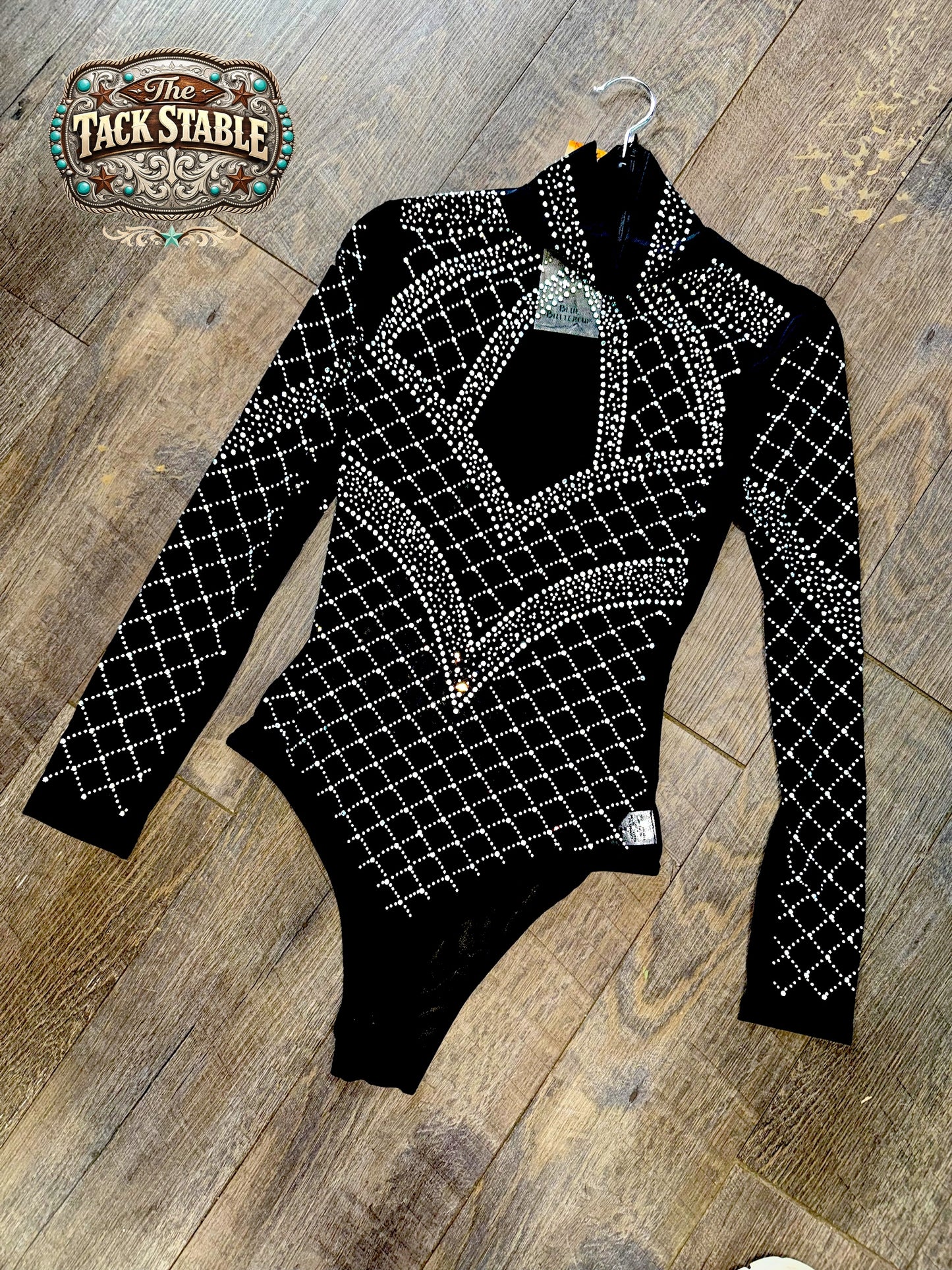Rhinestone embellished bodysuit
