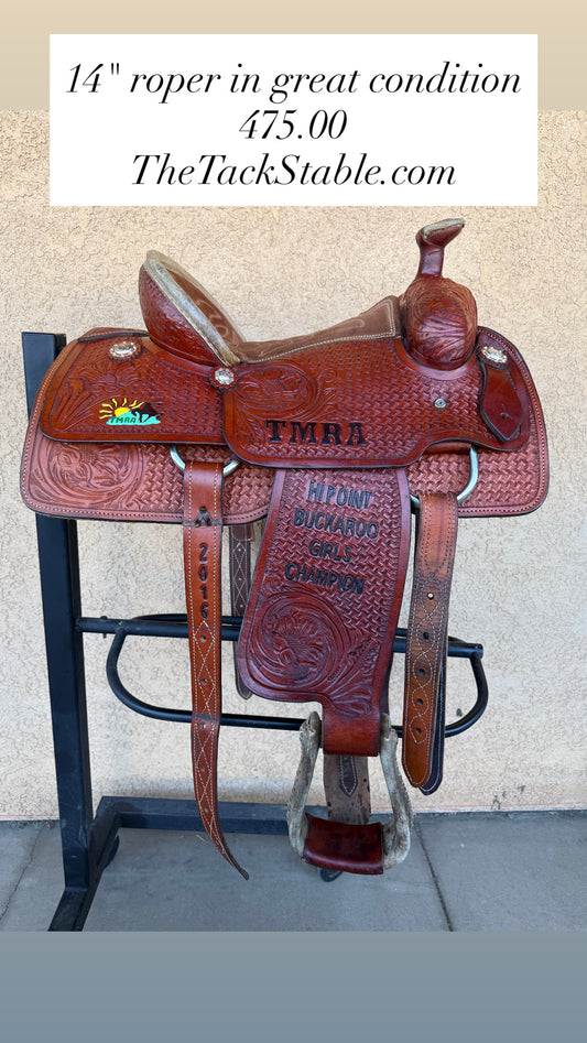 14" Maverick Saddle Co. Rope Saddle