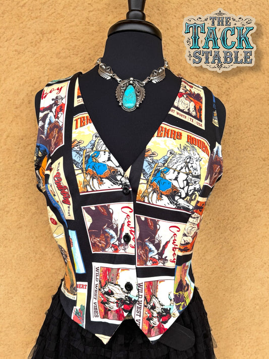 "Long Live Cowboys" Vest