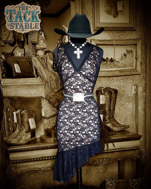 The Little Black Lacy Dress